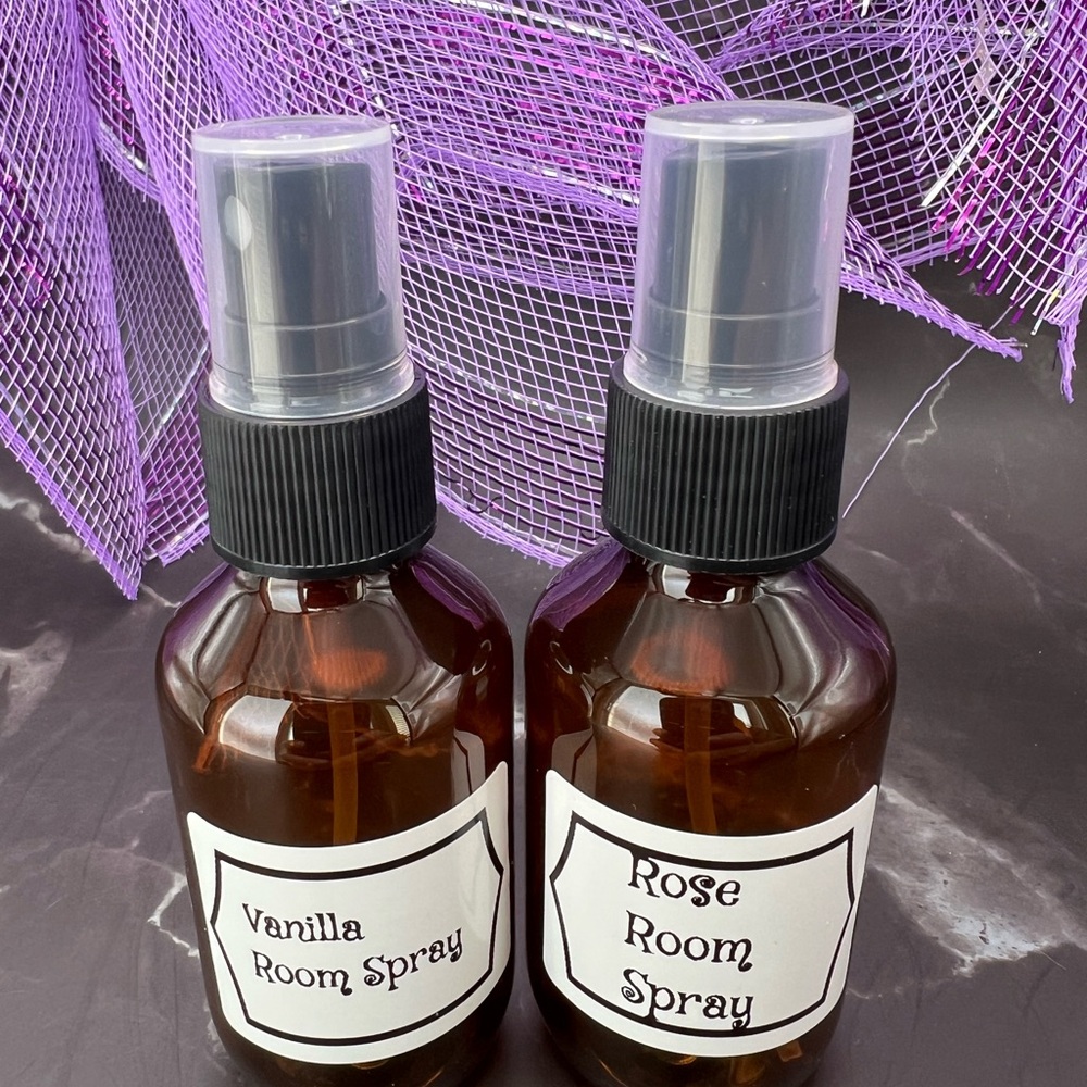 Vanilla and Rose Room Spray Set